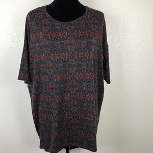 Lularoe Irma Muticolor Floral Tunic Top Size XS NW